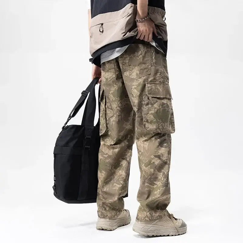 Men's Desert Camo Overalls – Streetwear Meets Function | Camo Colors