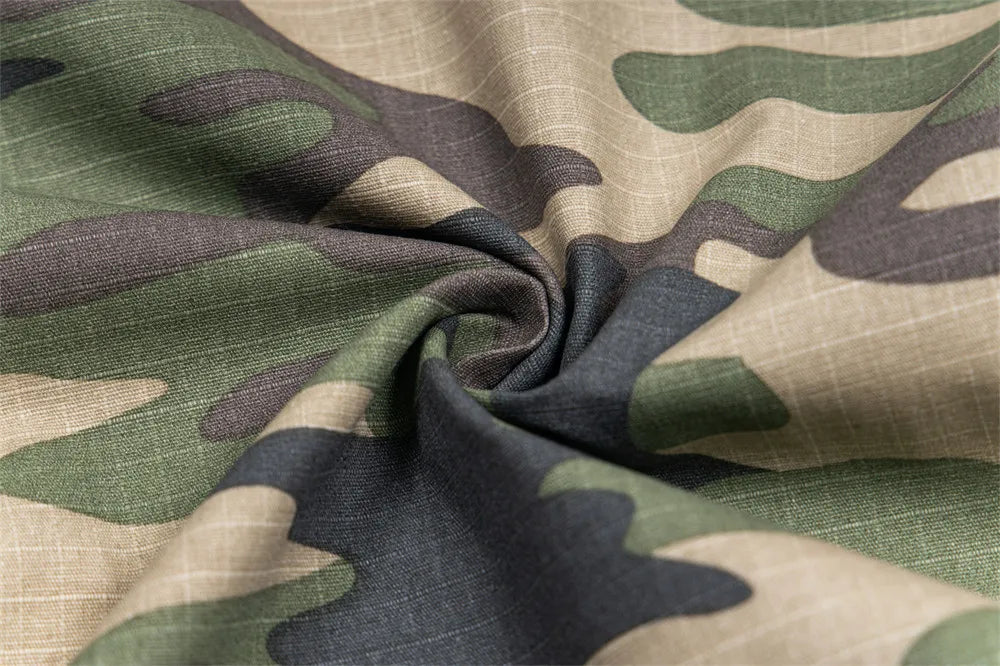 Men’s Drawstring Camouflage Cargo Jogger Pants | Camo Colors