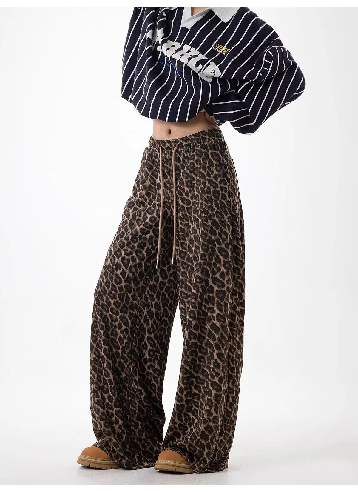 Men's Leopard Print Sweatpants | High-Street Casual Trend | Camo Colors