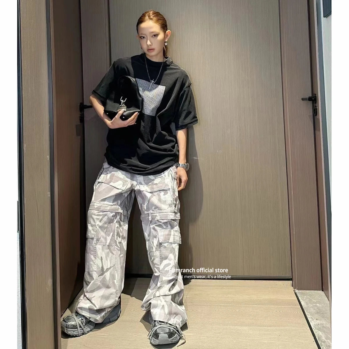 Unisex Firmranch Camouflage Detachable Cargo Pants Men Women Camo Colors