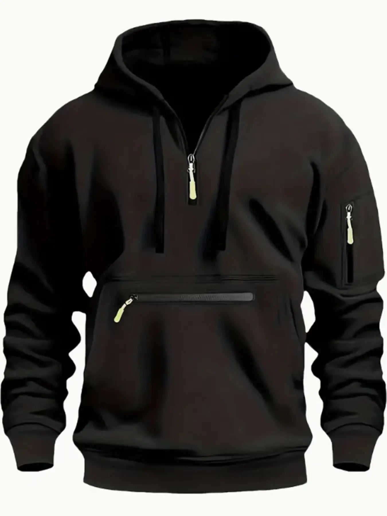 Men's Camouflage Arm Zipper Hoodie – Trendy & Warm | Camo Colors