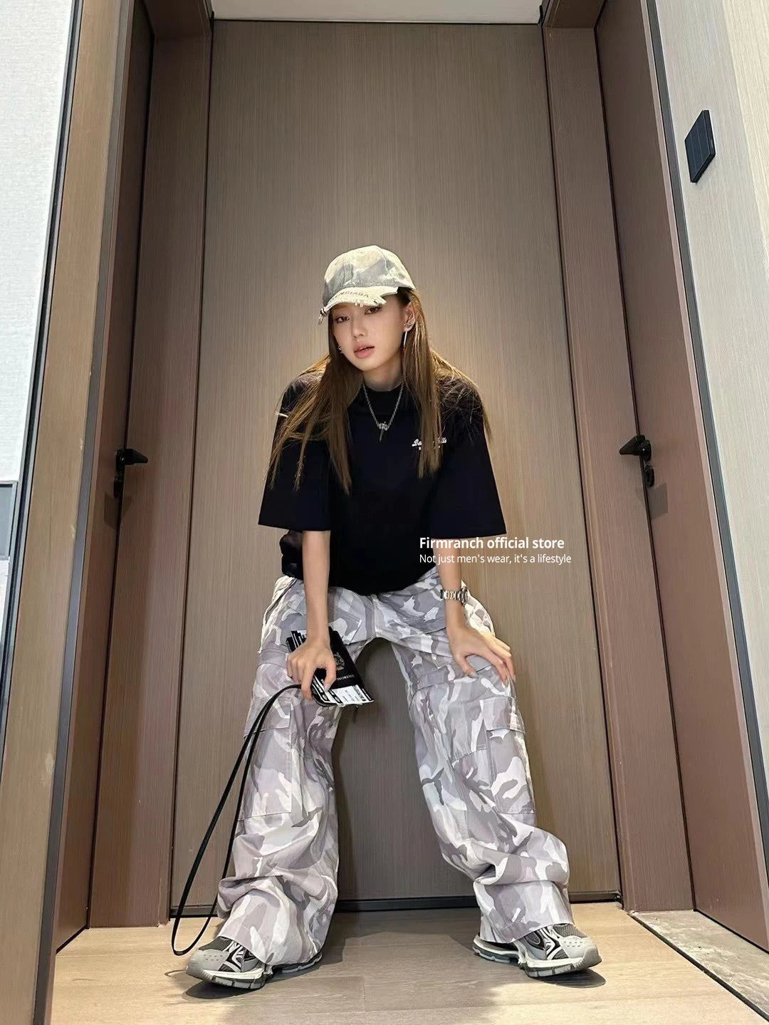 Unisex Firmranch Camouflage Detachable Cargo Pants Men Women Camo Colors