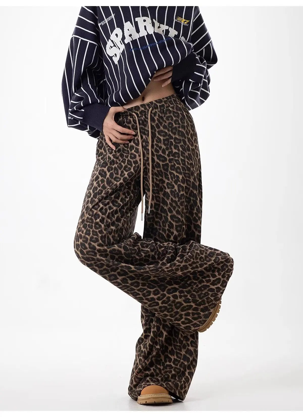 Men's Leopard Print Sweatpants | High-Street Casual Trend | Camo Colors