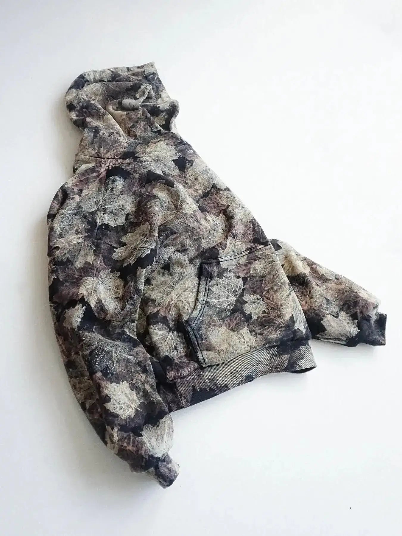 Y2k Men's Grey Camo Hoodie | Oversized Vintage Realtree Print Camo Colors