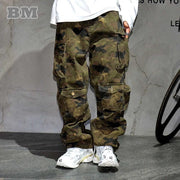 High-Quality Vintage Camo Cargo Pants – Men's Safari Style | Camo Colors