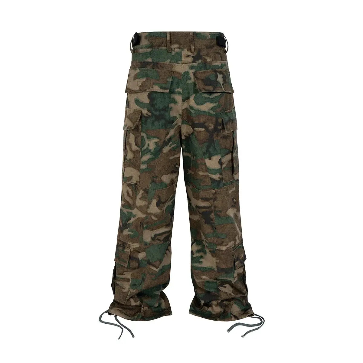 Men’s High Street Camo Patchwork Cargo Pants – Baggy Fit | Camo Colors
