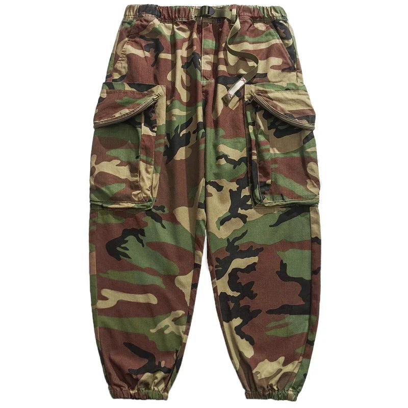 Men’s Plus-Size Camouflage Tactical Cargo Pants – Rugged & Functional | Camo Colors