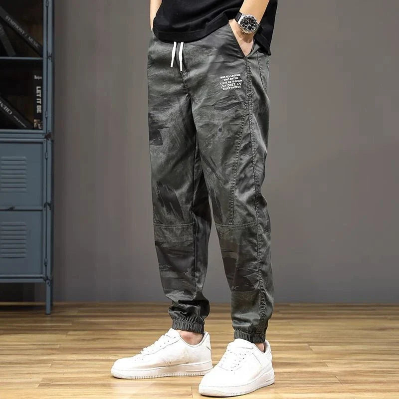 Lightweight Camouflage Harem Pants with Elastic Waist | Camo Colors