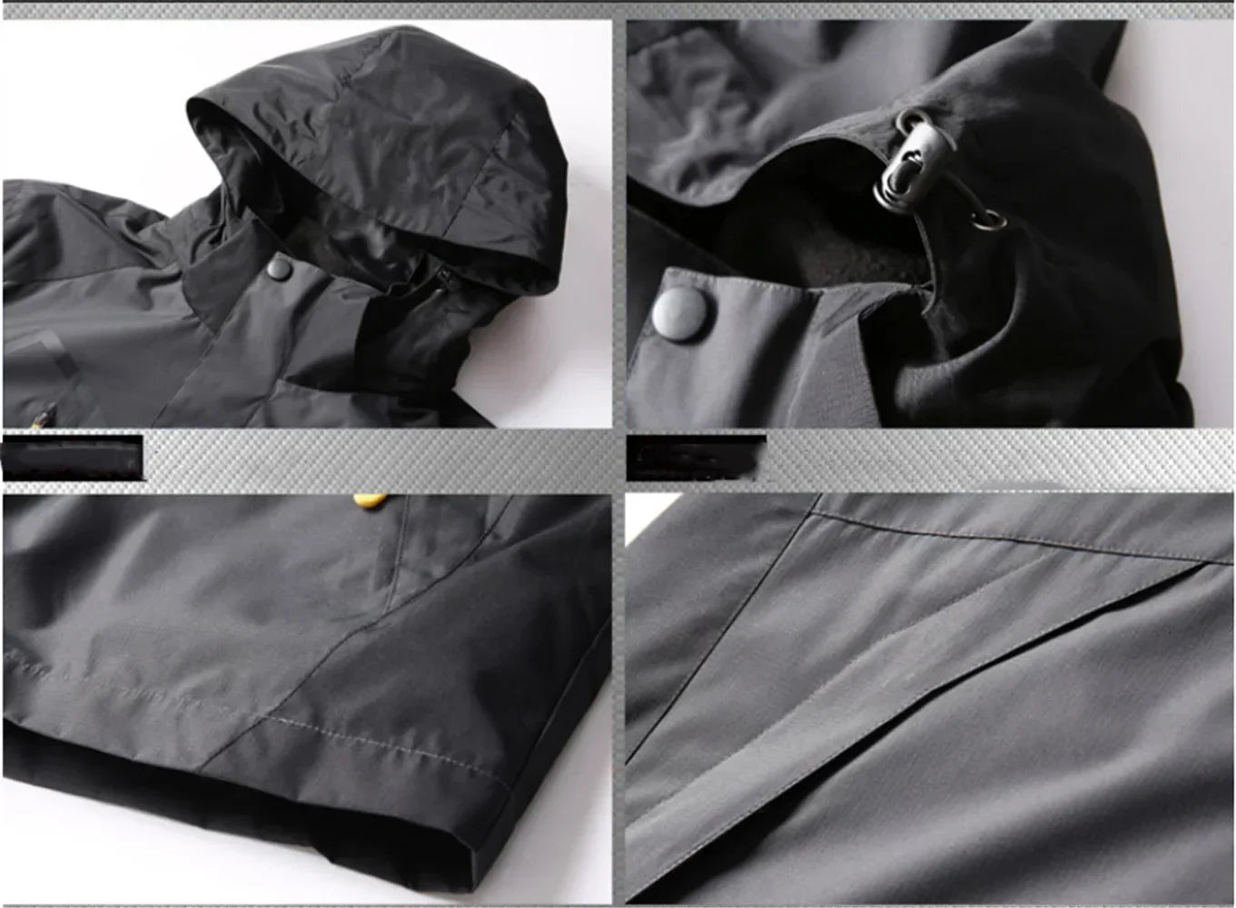 WINSTAND Men's 3-in-1 Camping Windbreak Waterproof Outdoor Jacket | Camo Colors