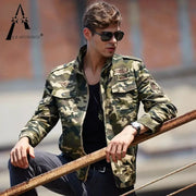 Men’s Camouflage Military Jacket – Autumn & Winter Coat | Camo Colors