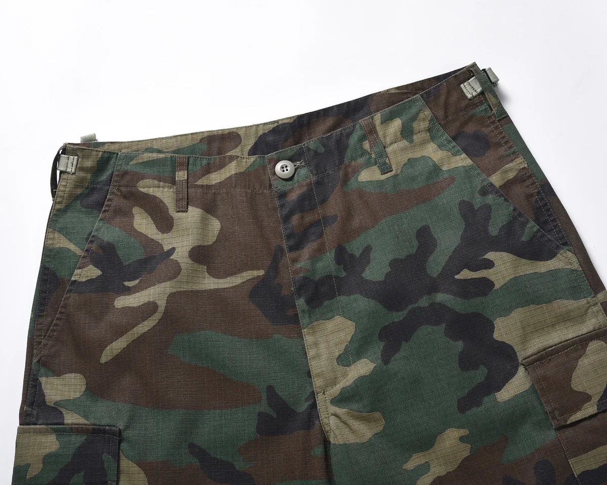 Men's Vintage Camouflage Cargo Pants | Y2K High-Street Style | Camo Colors