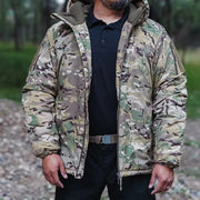 Men's Winter Hunting Jacket: Heavyweight Cotton, Windproof Camo Camo Colors
