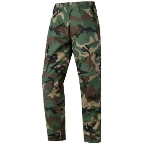 Camo Cargo Pencil Straight Pants Camo Colors