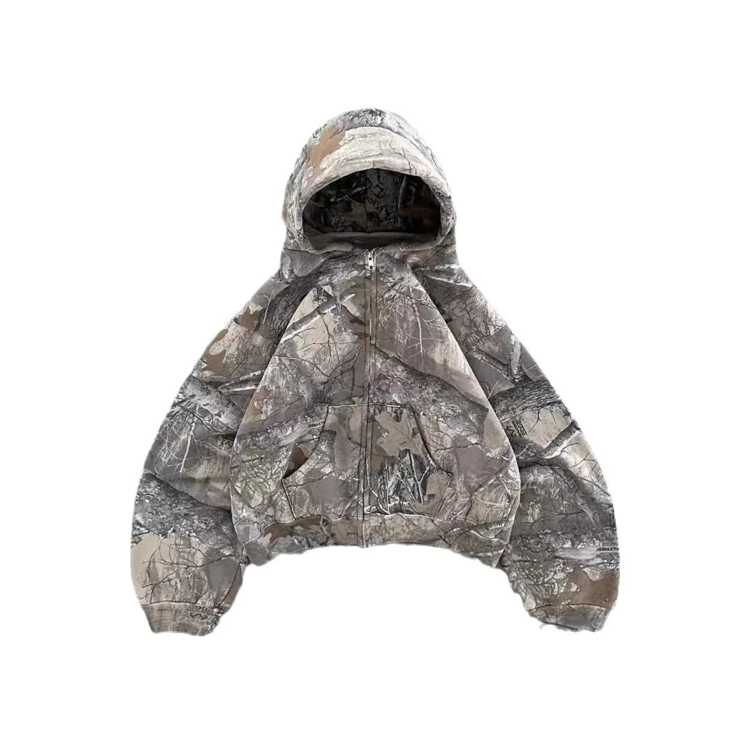 Urban Camo Oversized Hoodie Streetwear Vibe