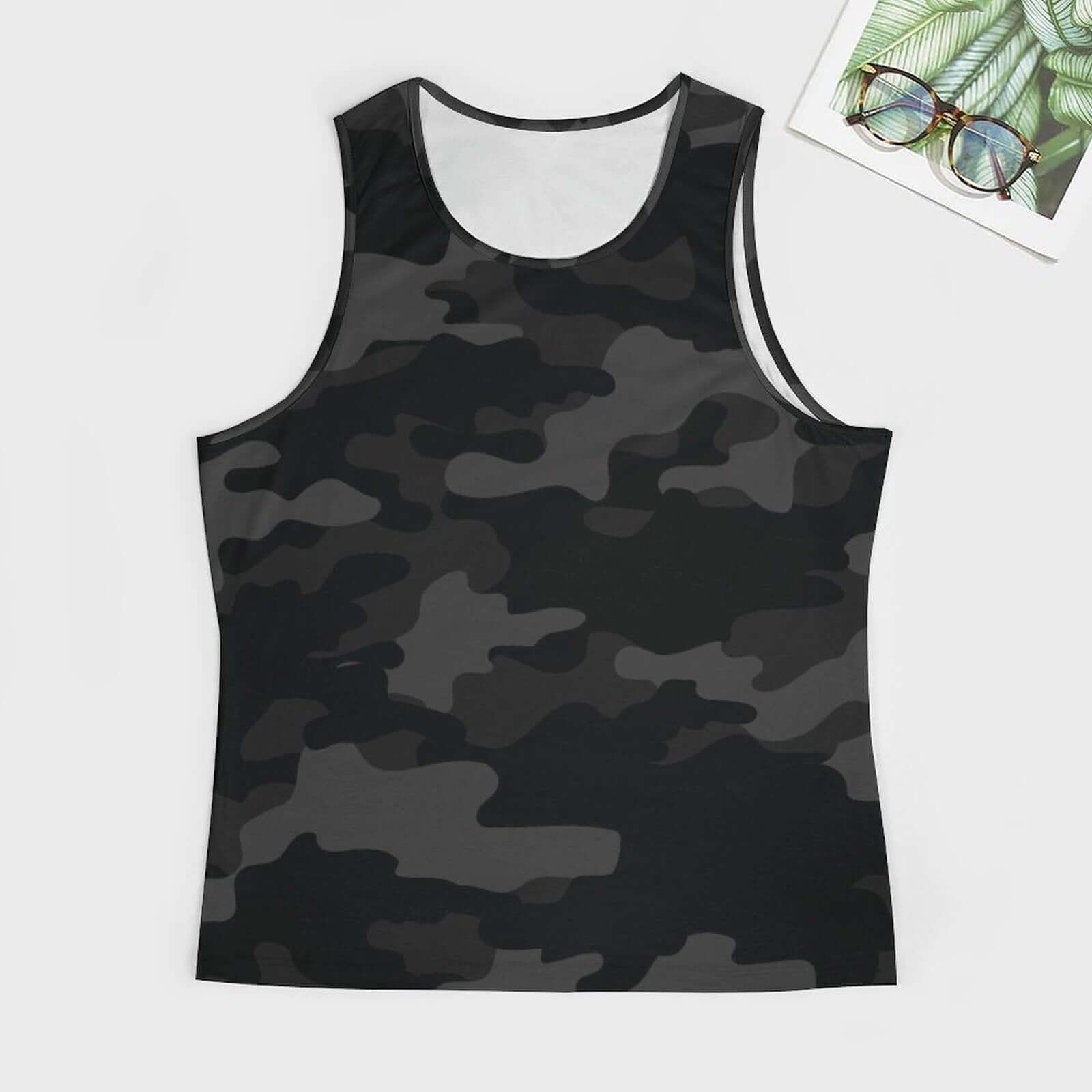 Camo Tank Top | Black Camouflage Camo Colors