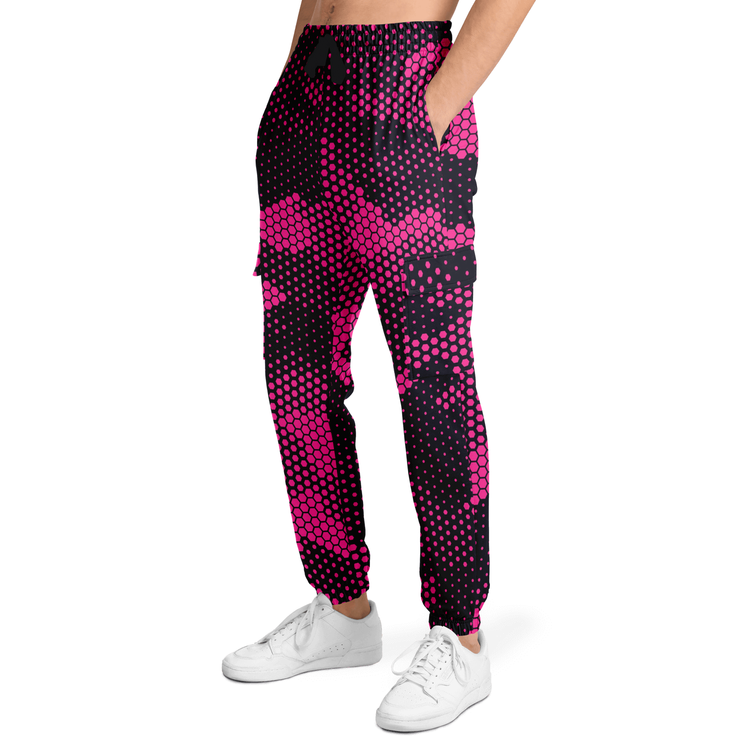 Camo Cargo Pants | Unisex | Pink Digital Dotted Camo Colors