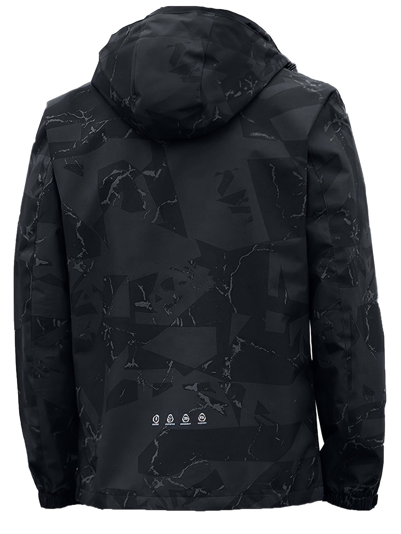 Men's Winter Padded Coat: Warm Jacket with Detachable Hood & Pockets Camo Colors