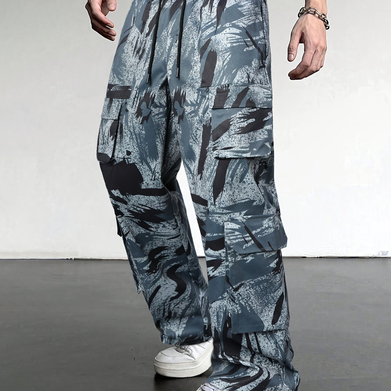 Men's Camo Cargo Pants | Loose Fit, Multi-Pocket Design Camo Colors