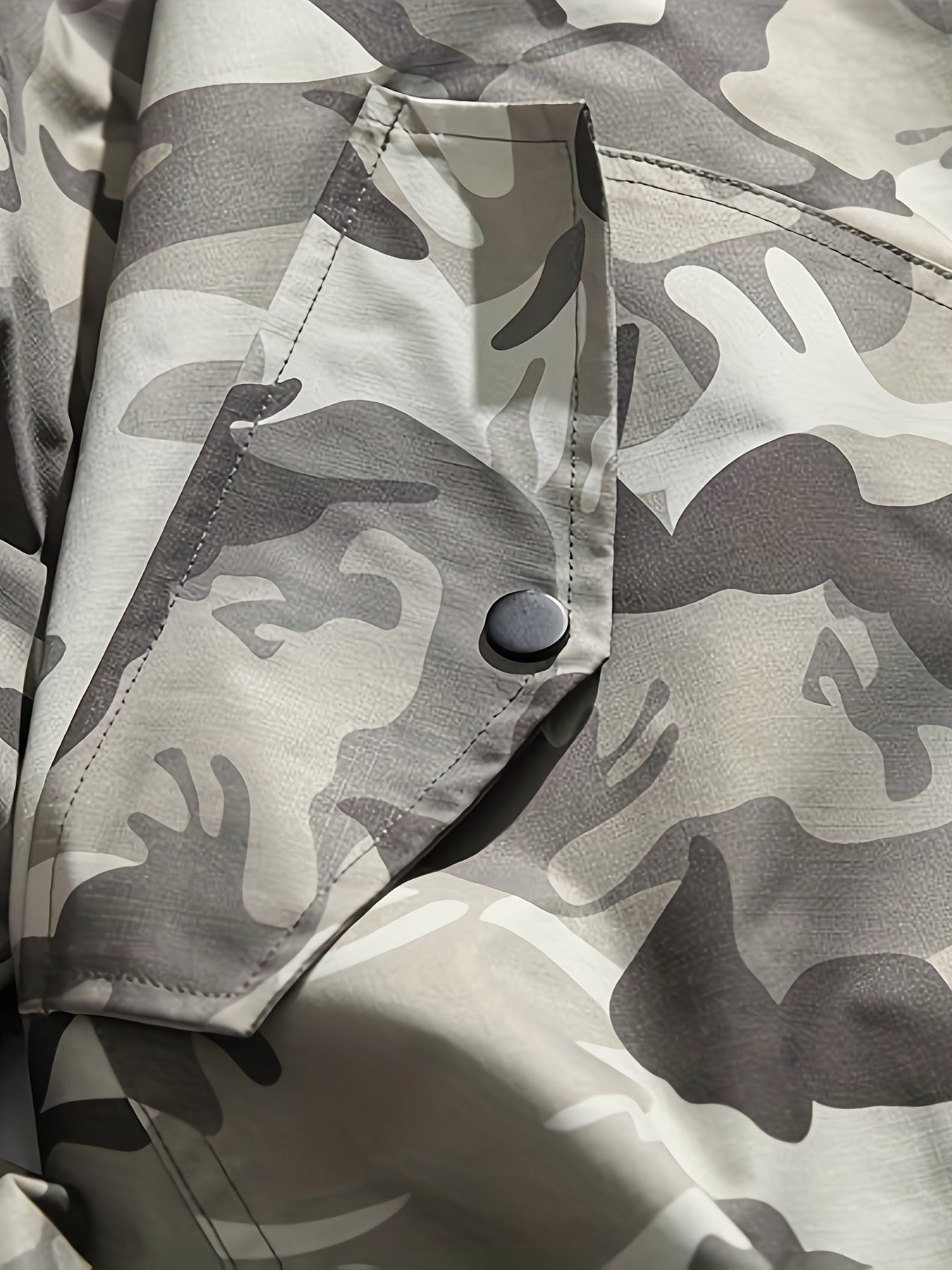 Men's Camo Bomber Jacket | Lightweight Zip-Up with Baseball Collar Camo Colors