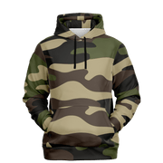 Camo Hoodie | Classic Green Pullover Camo Colors