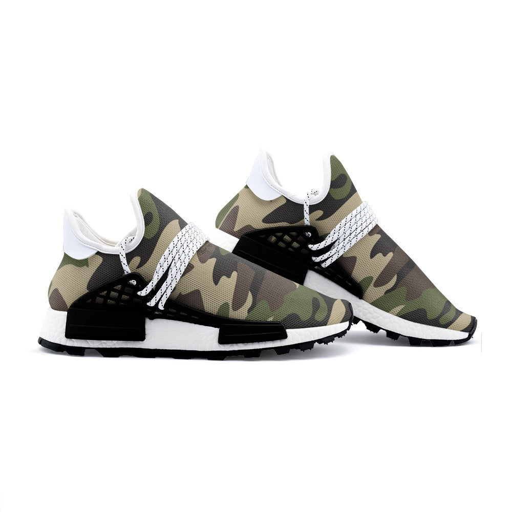 Lightweight Camo Sneakers | Classic Green Camouflage Camo Colors