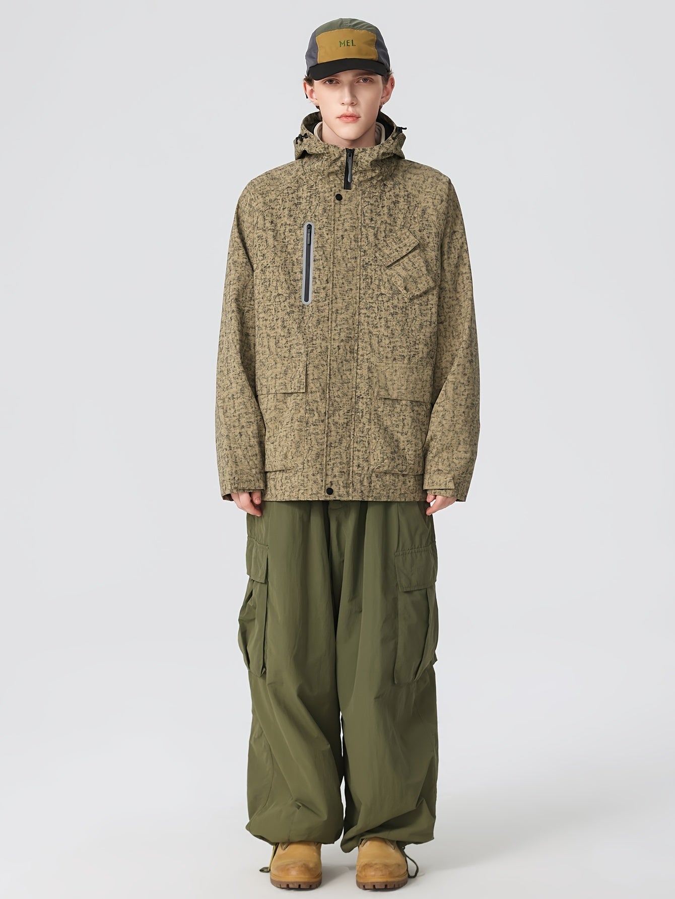 Men's Windproof Hooded Jacket | Casual Camo Outdoor Coat Camo Colors