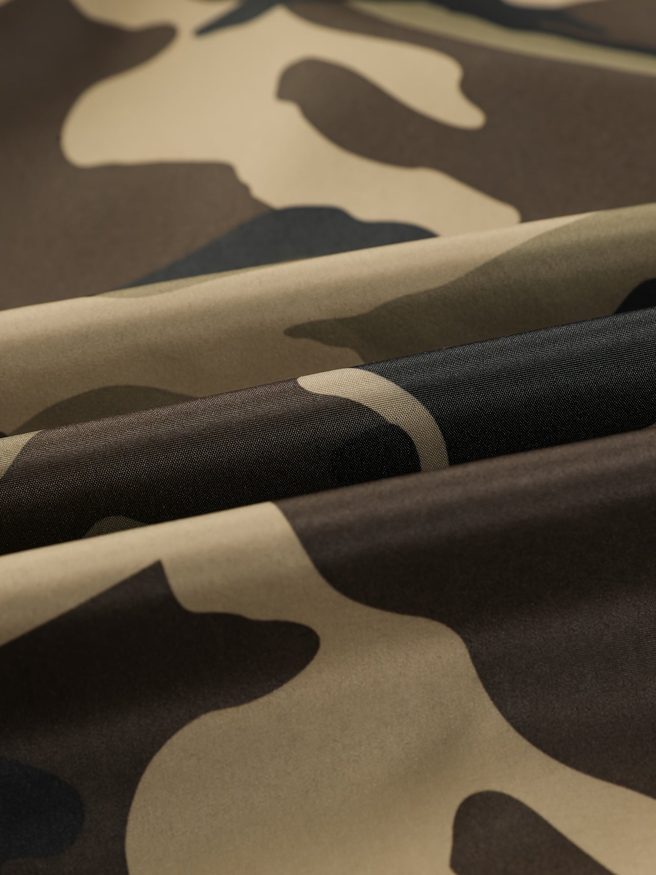 Long Sleeve Hooded Zipper Jacket for Men Camo Colors