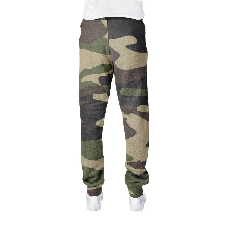 Men's Camo Track Pants | Classic Green Camo Colors