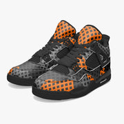 Camo Jordans AJ4 | Orange & Black Pixel Camo Colors