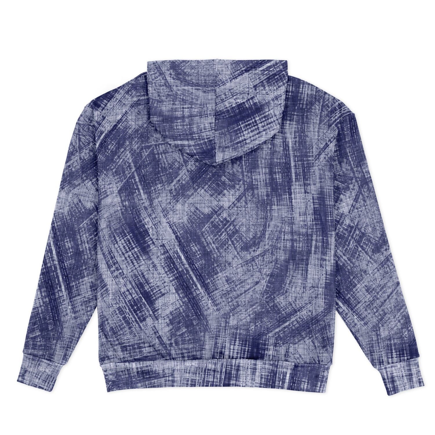 Blue Wash Denim-Style Oversized Hoodie | Camo Colors