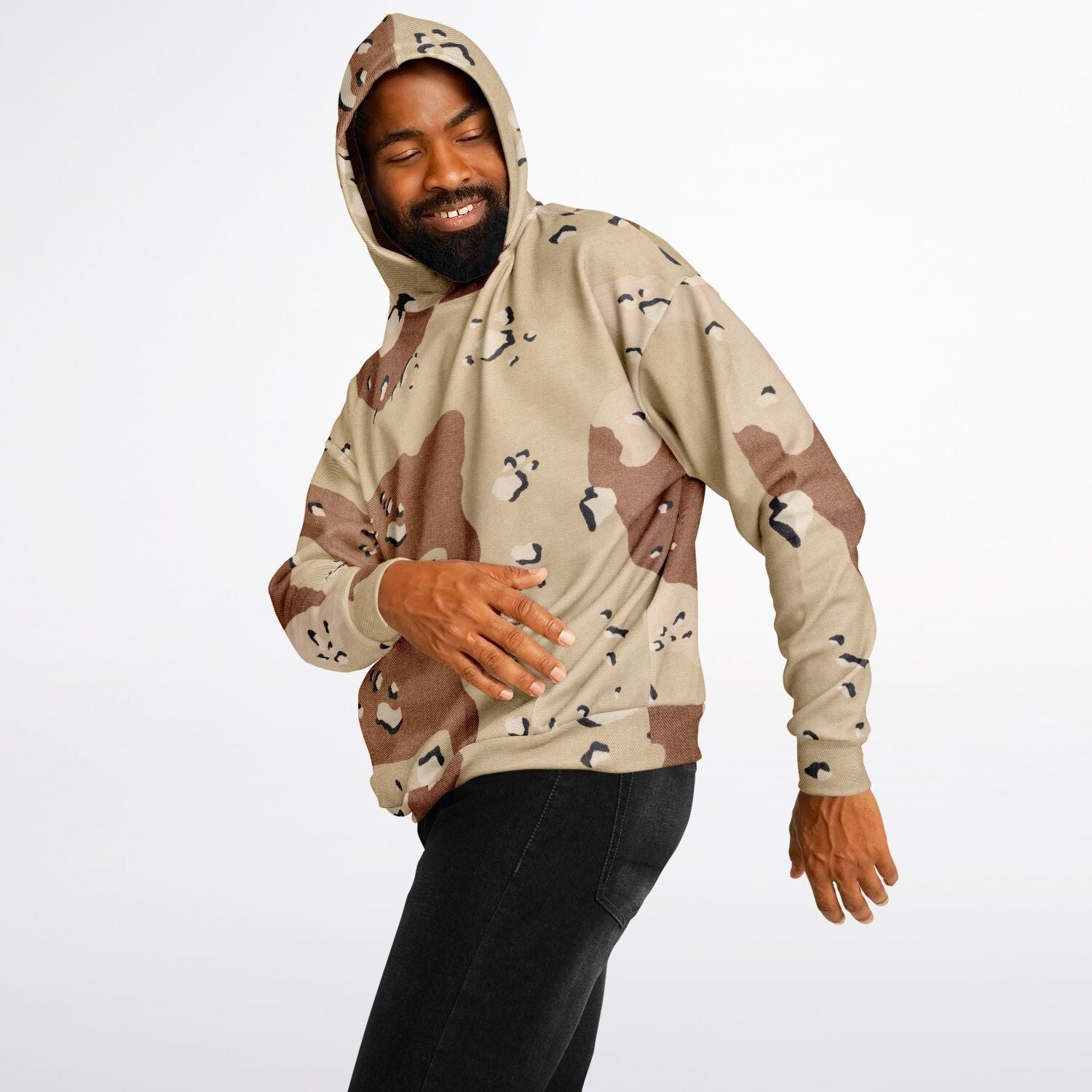 Oversized Camo Hoodie | Marines Desert Brown Style | Camo Colors