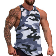 Camo Tank Top | Light Blue Camouflage Camo Colors