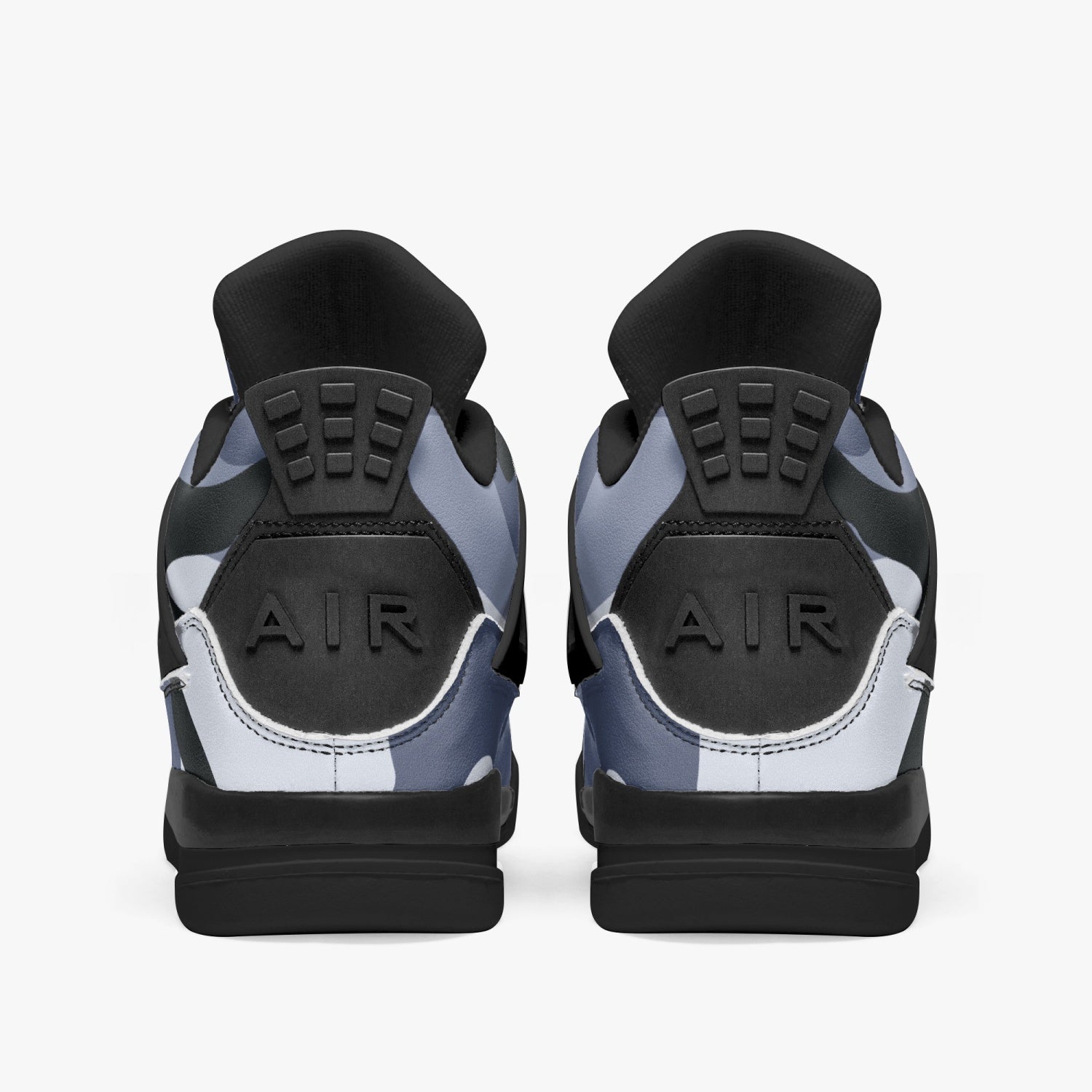 Camo Jordans AJ4 | Light Blue Camo Colors