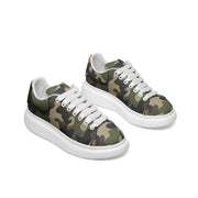 Oversized McQueen Sneakers | Classic Brown Camo Camo Colors
