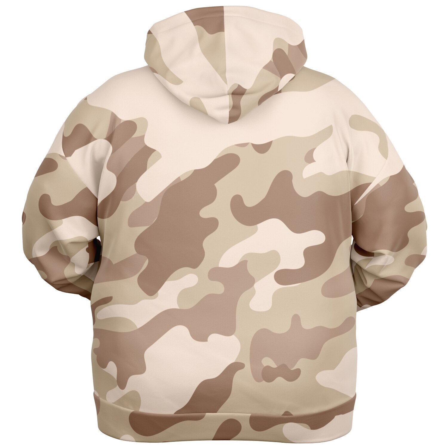 Plus-size Camo Hoodie in Desert Brown Print | Camo Colors