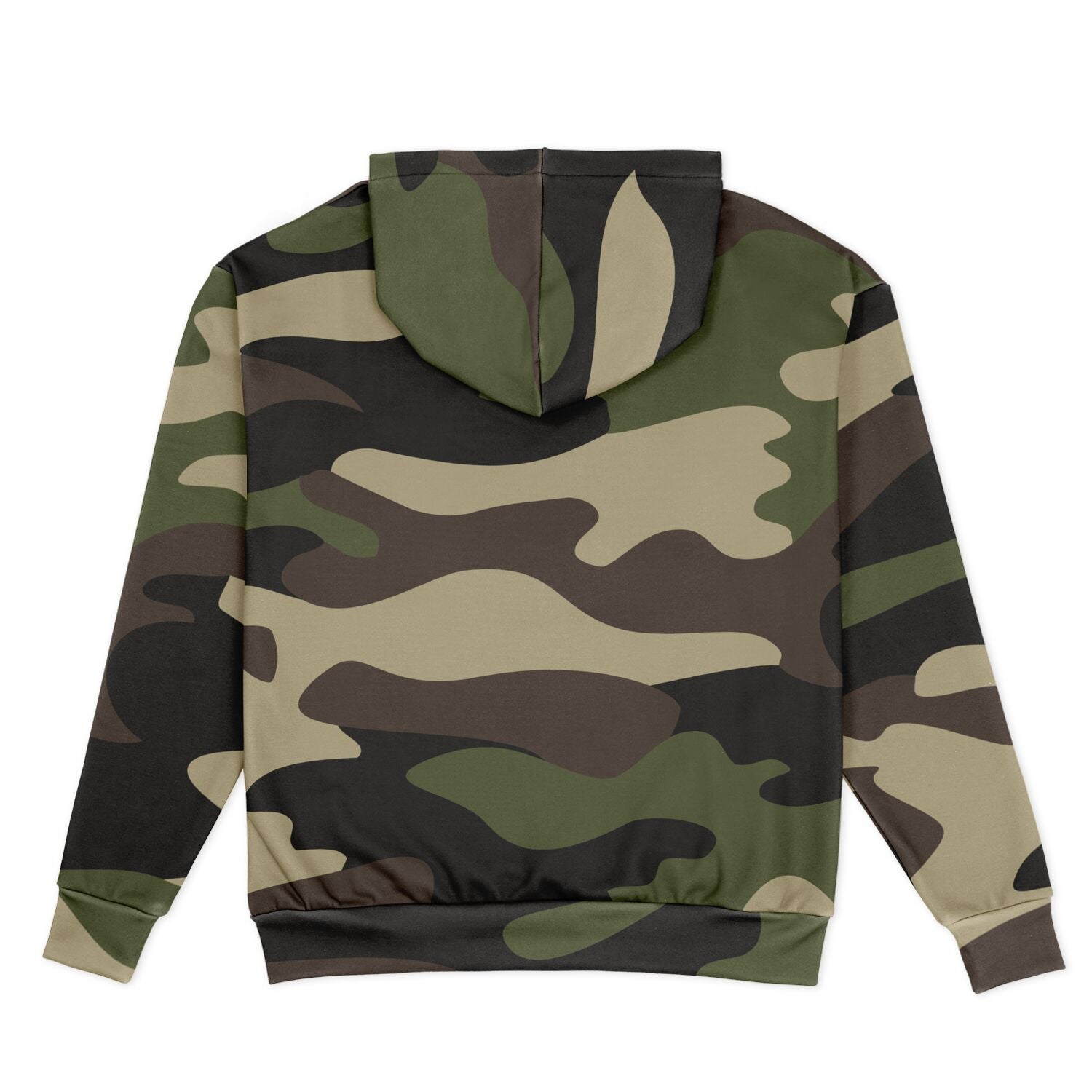 Green Oversized Camo Hoodie | Classic Camouflage Print | Camo Colors