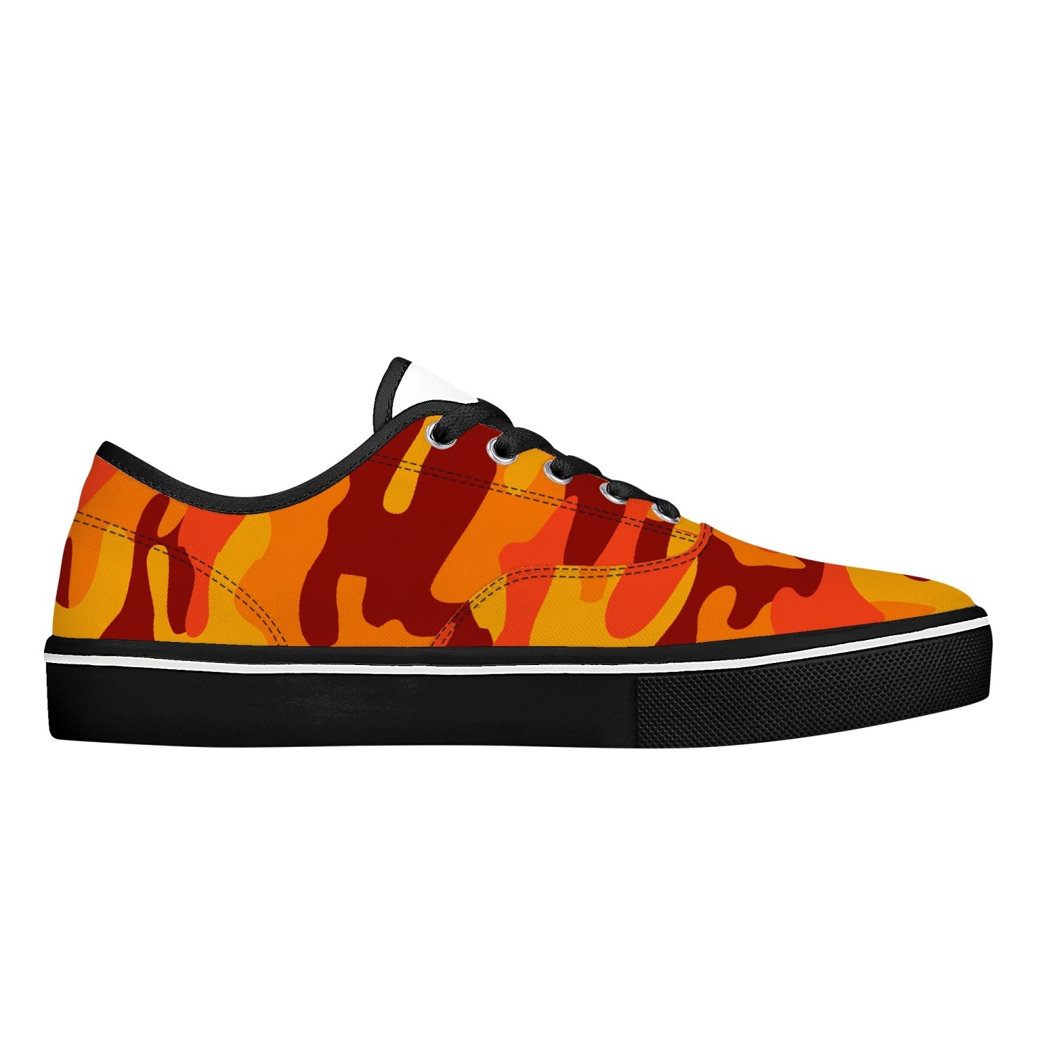 Camo Skate Shoes | Orange & Red Camouflage Camo Colors