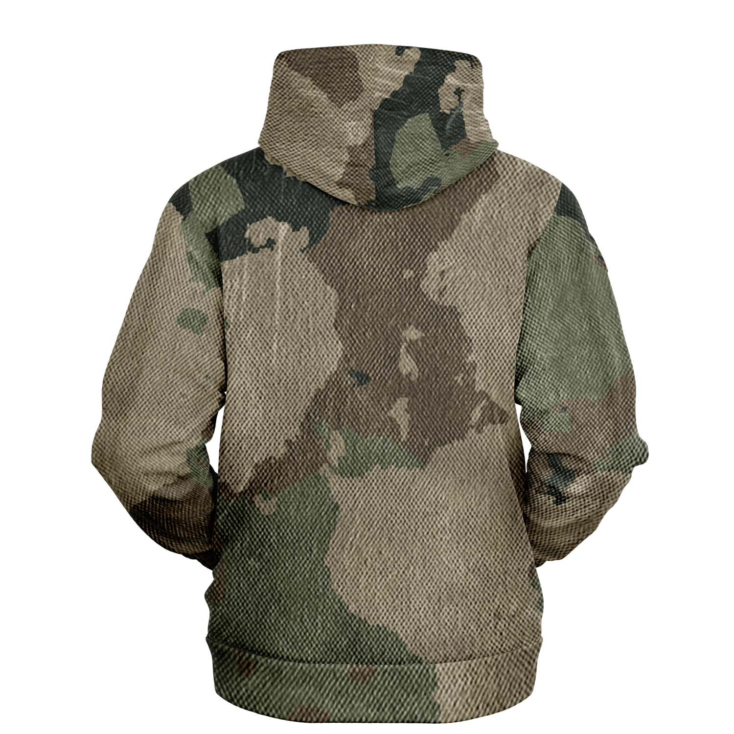 Camo Hoodie | Dirty Old Brown Pullover Camo Colors