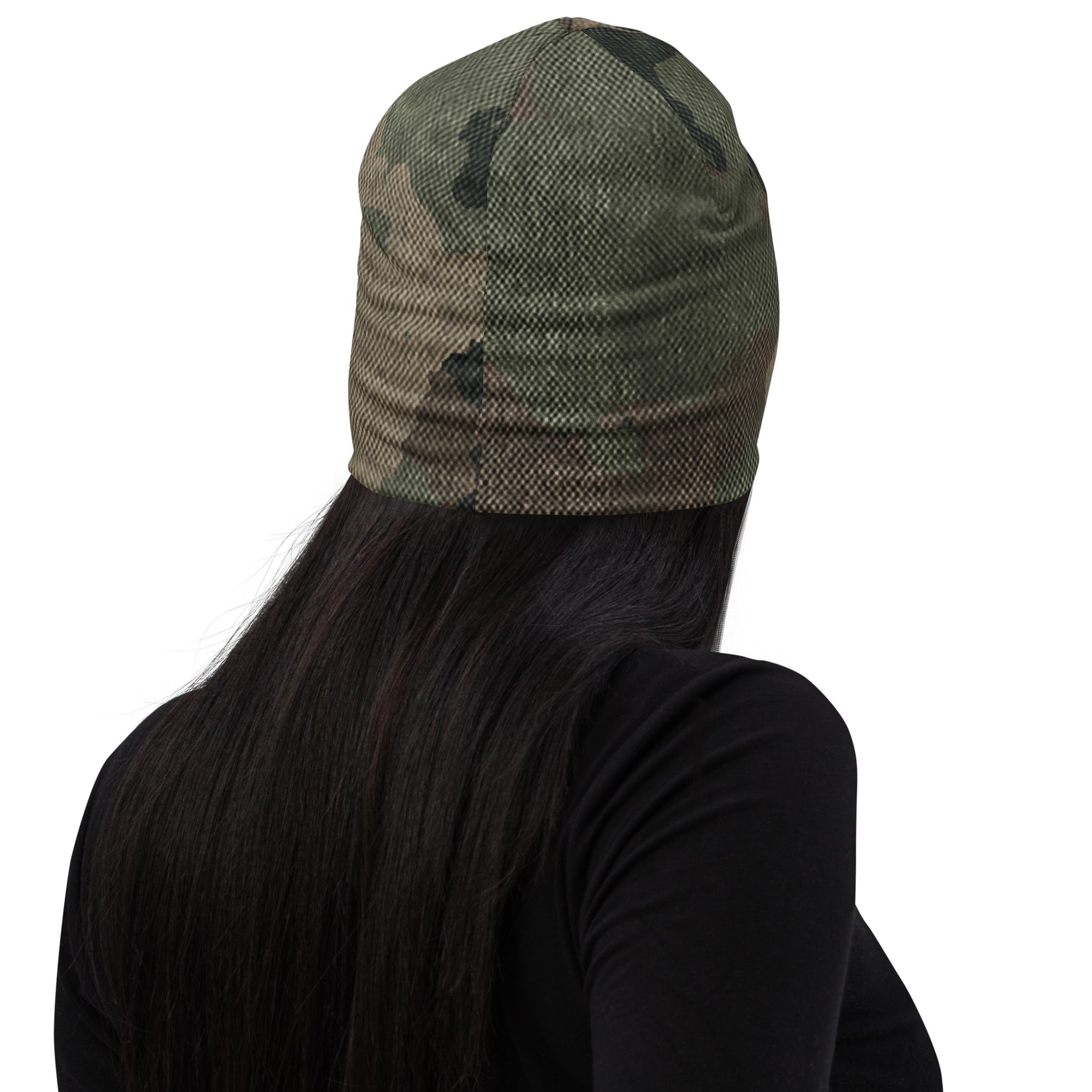 Camouflage Beanie | Dirty Brown Camo Colors