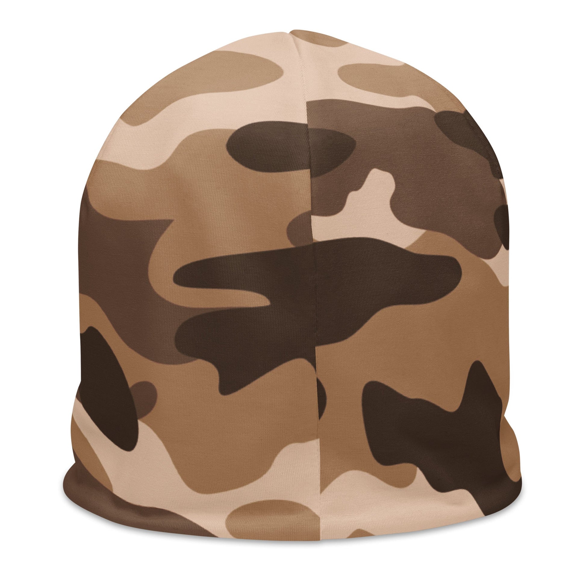 Camo Beanie in Shades of Brown | Military Style | Camo Colors