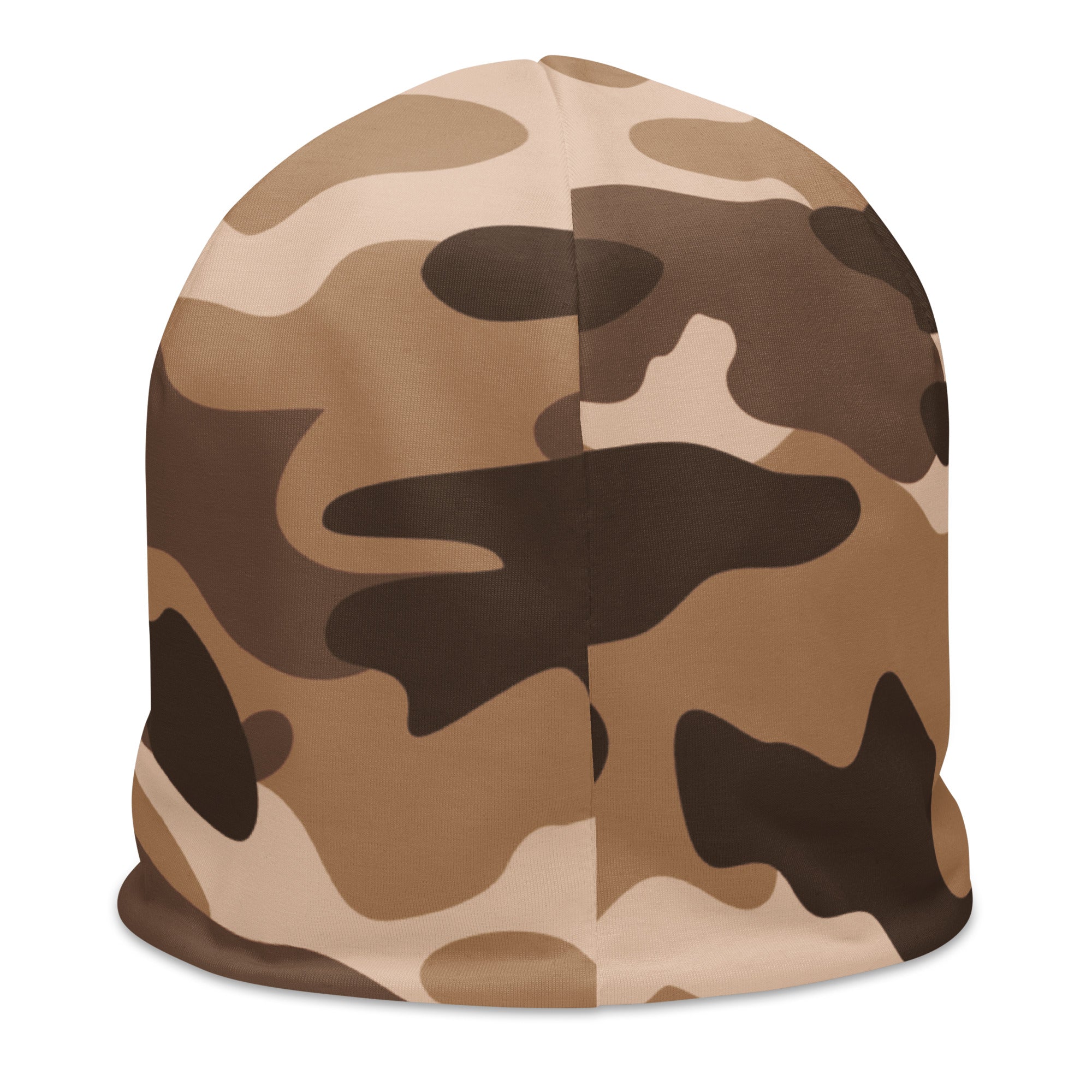 Camo Beanie in Shades of Brown | Military Style | Camo Colors