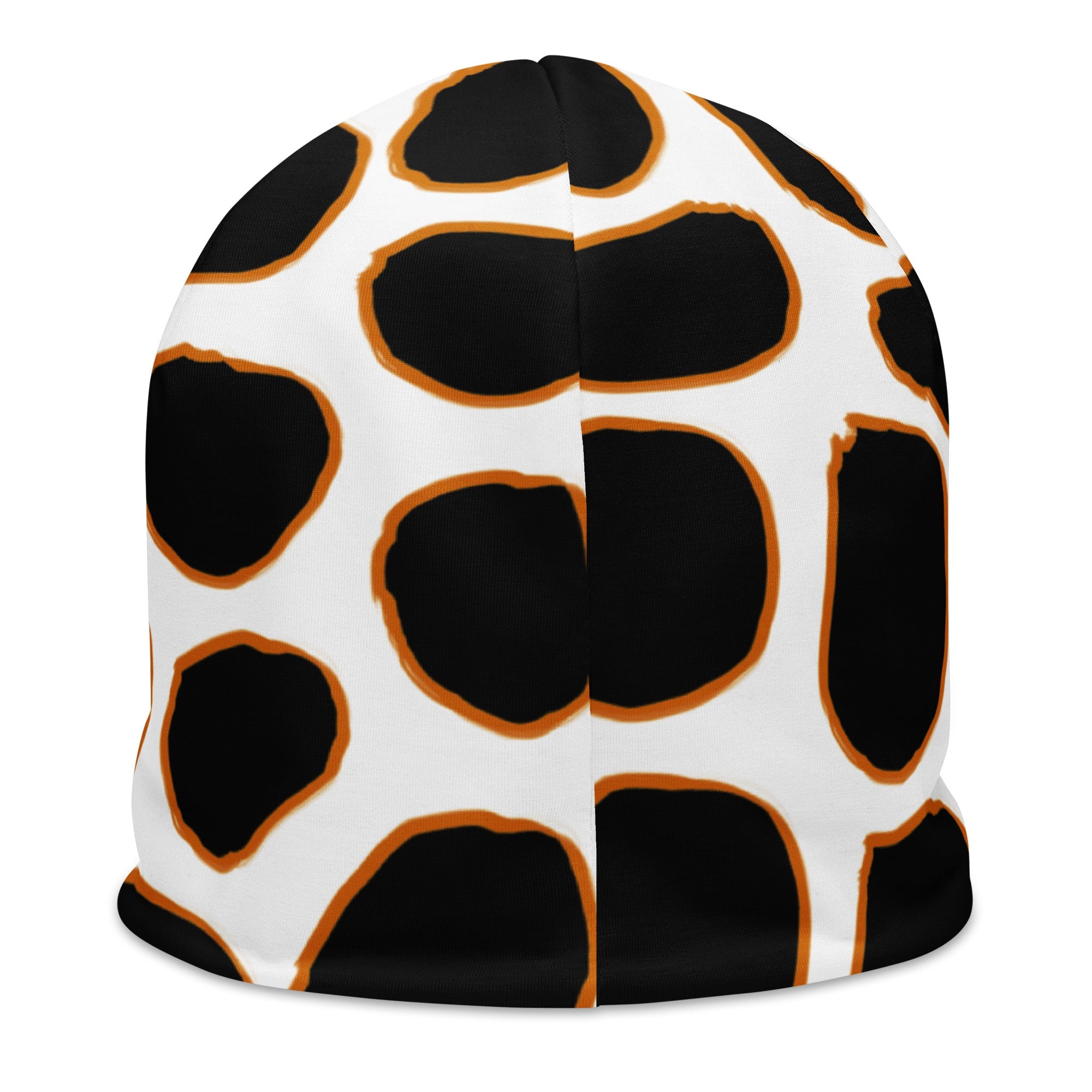 Giraffe Inspired Beanie in White and Black | Camo Colors