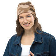Camo Beanie in Shades of Brown | Military Style | Camo Colors