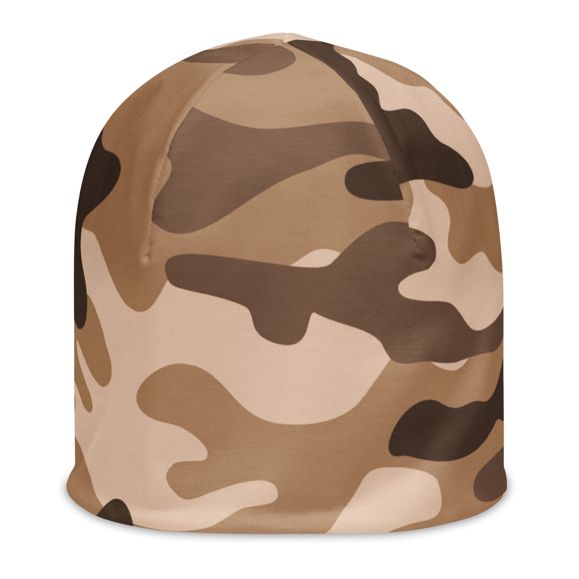 Camo Beanie in Shades of Brown | Military Style | Camo Colors