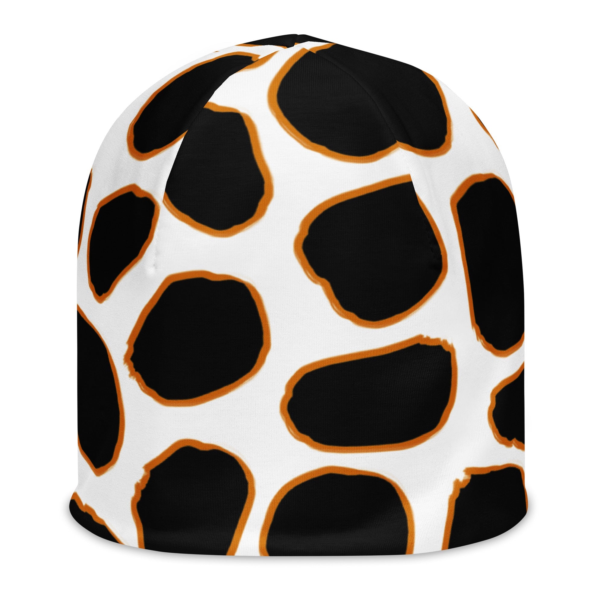 Giraffe Inspired Beanie in White and Black | Camo Colors