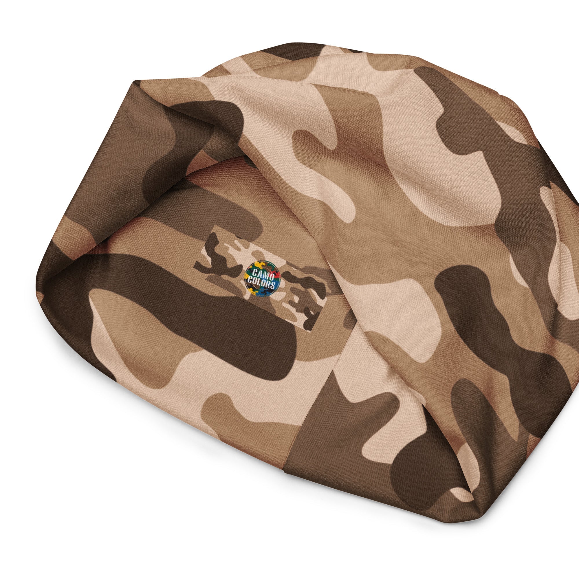 Camo Beanie in Shades of Brown | Military Style | Camo Colors
