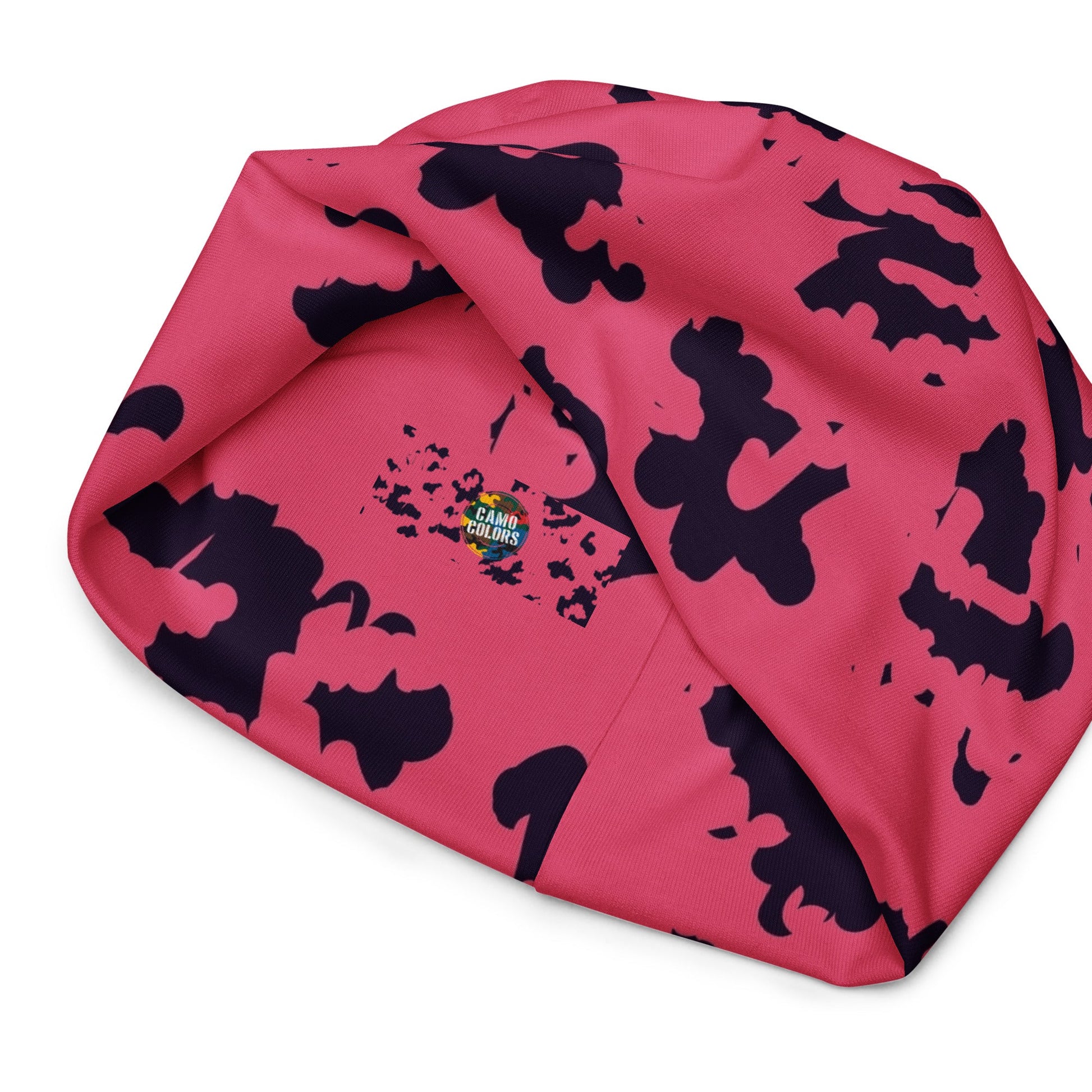 Pink Leopard Beanie with Black Spots | Camo Colors