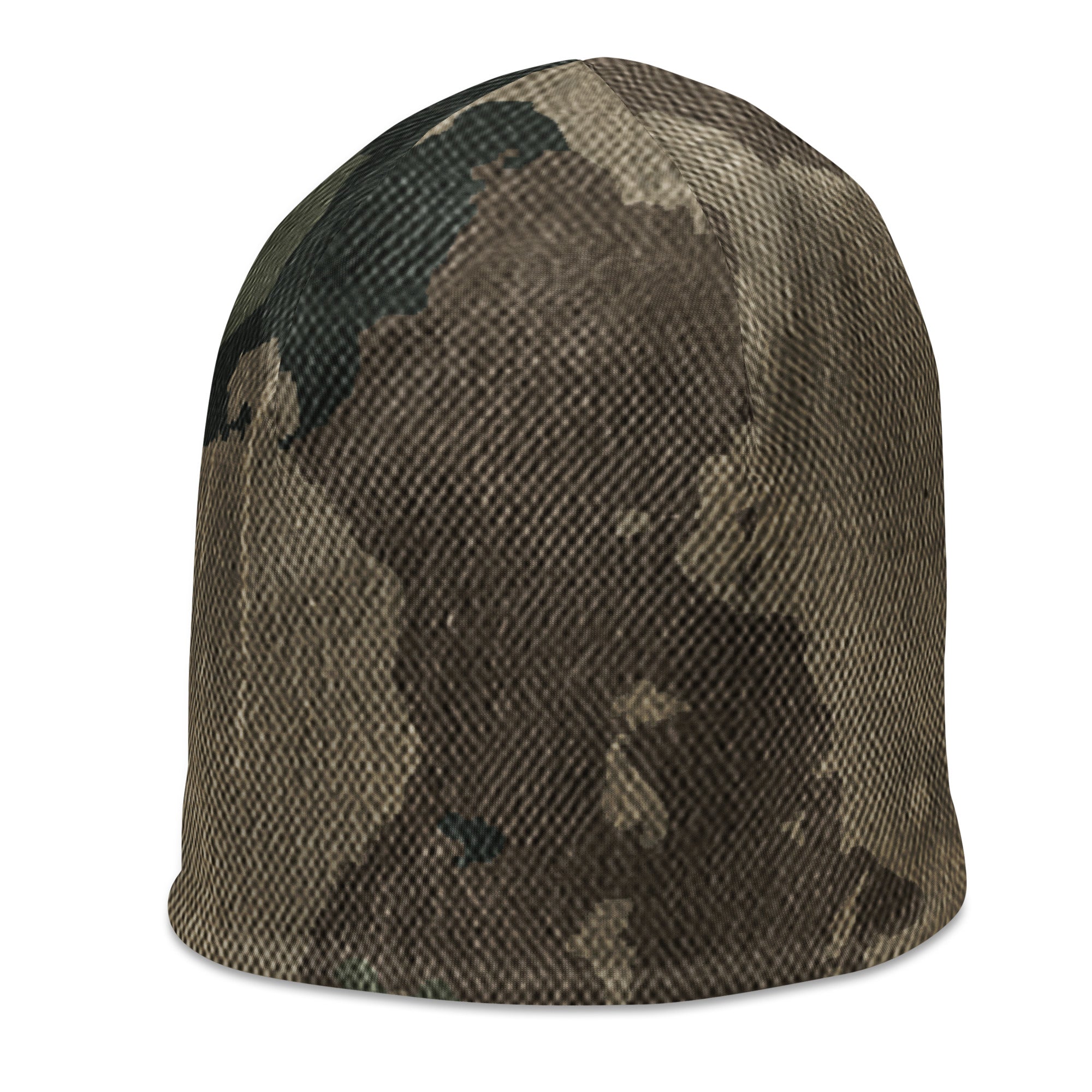 Camouflage Beanie | Dirty Brown Camo Colors