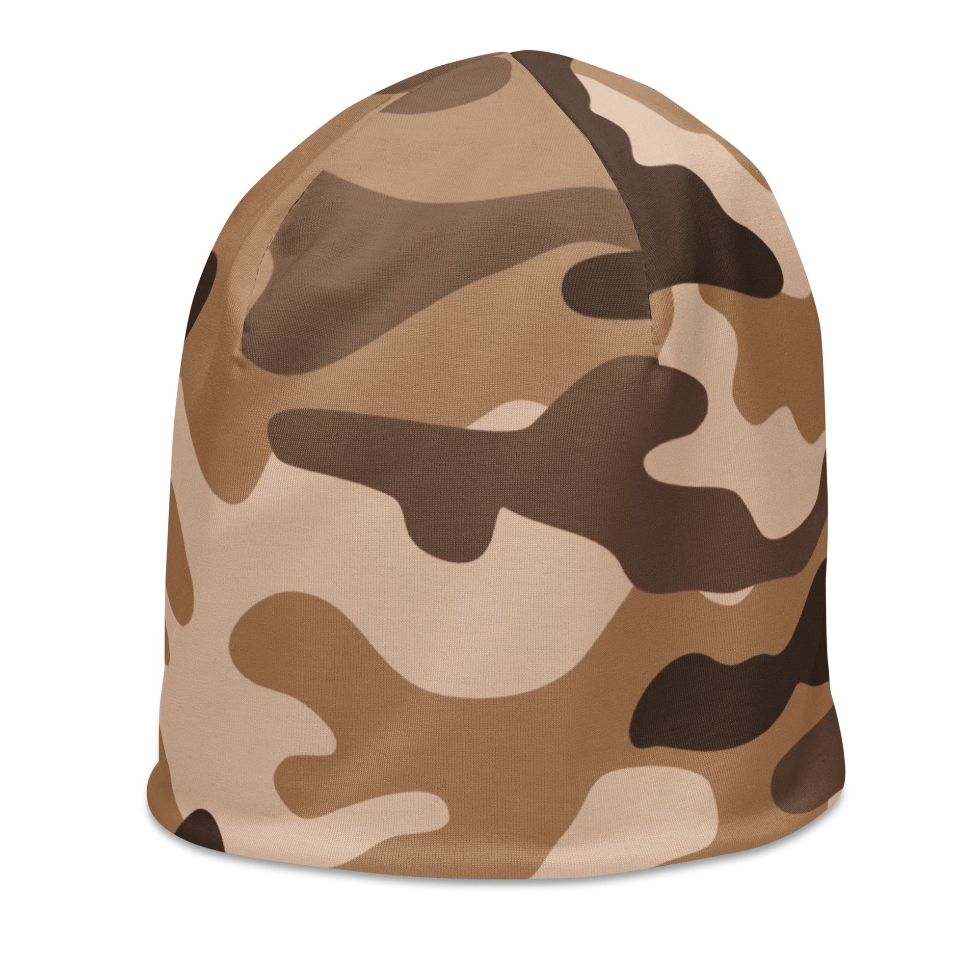 Camo Beanie in Shades of Brown | Military Style | Camo Colors