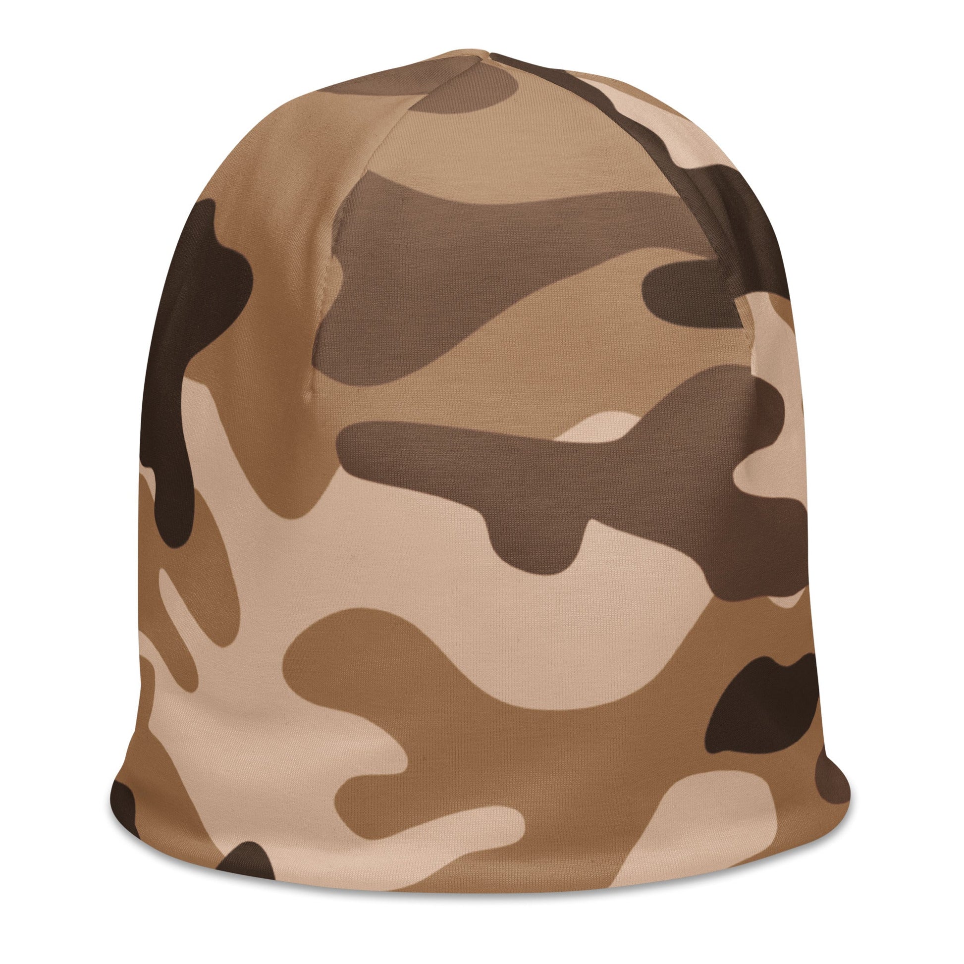 Camo Beanie in Shades of Brown | Military Style | Camo Colors